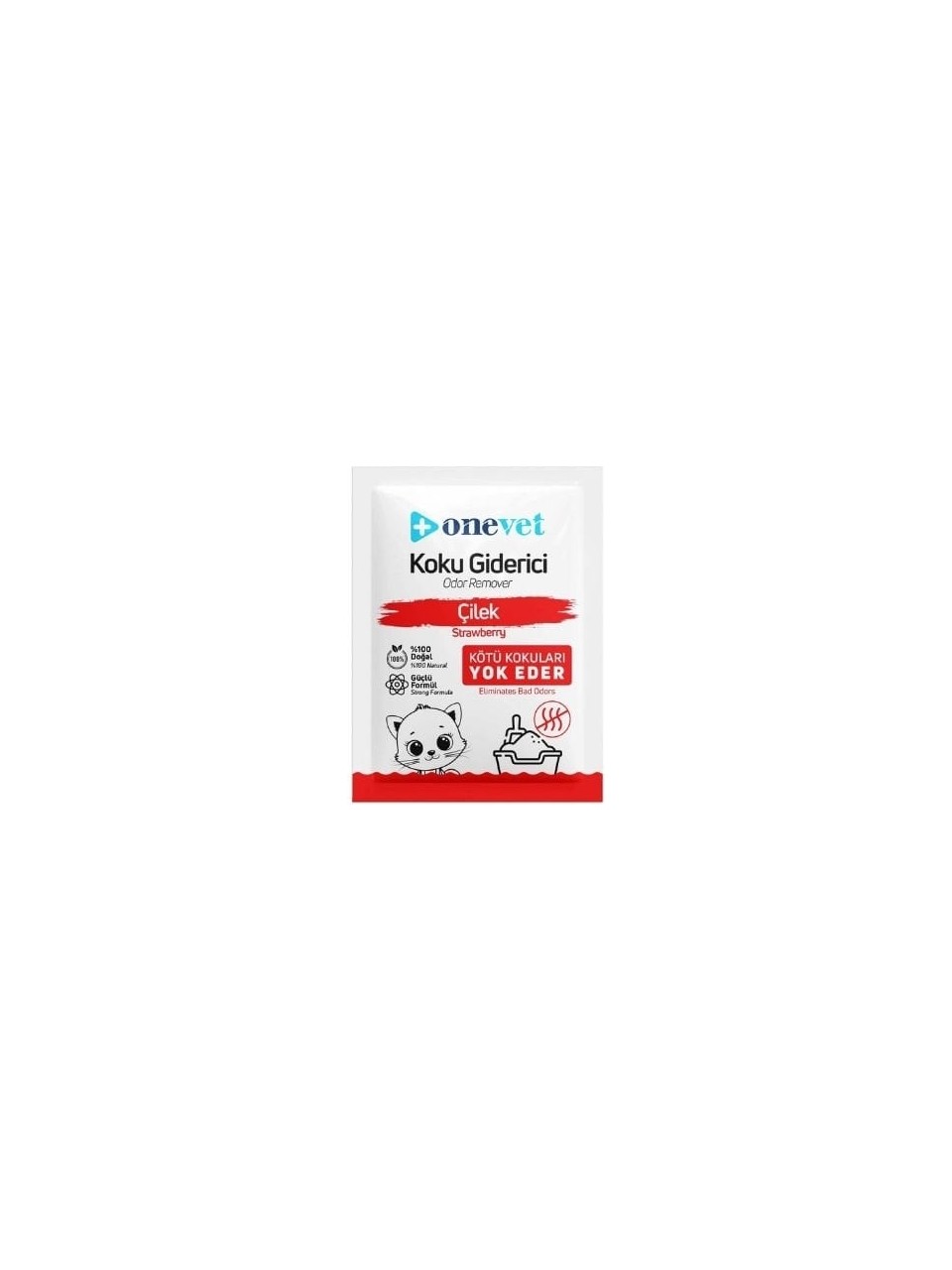 Onevet Kedi Kumu Koku Giderici 25 gr Çilek Kokulu